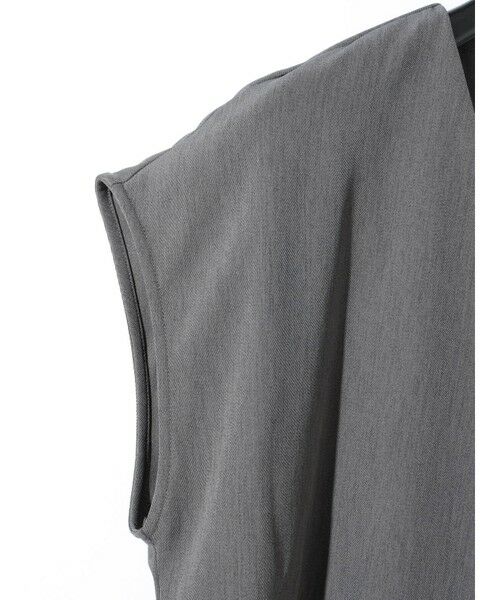 MIDIUMISOLID / ミディウミソリッド ベスト | MIDIUMISOLID for Ladies ノーカラージレ | 詳細5