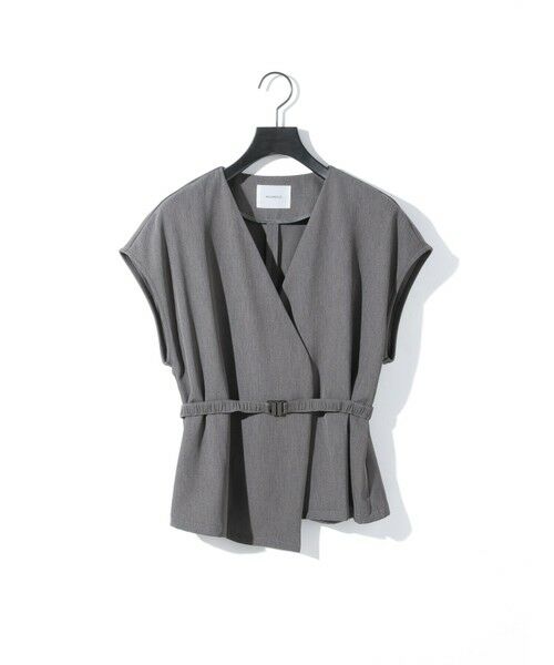 MIDIUMISOLID / ミディウミソリッド ベスト | MIDIUMISOLID for Ladies ノーカラージレ | 詳細3