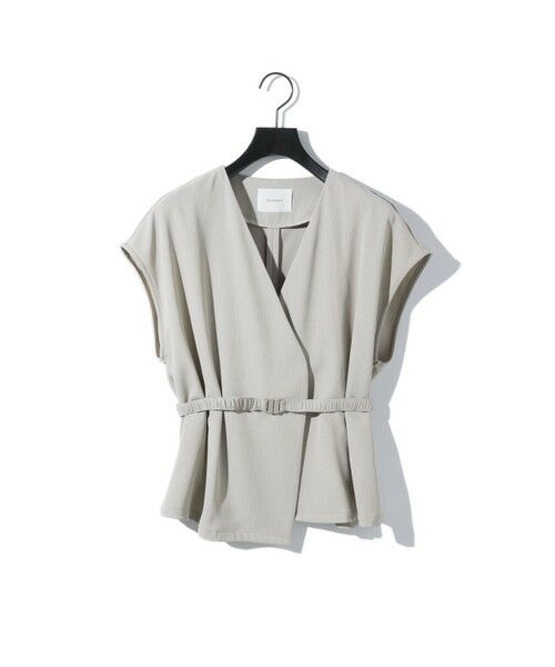 MIDIUMISOLID / ミディウミソリッド ベスト | MIDIUMISOLID for Ladies ノーカラージレ | 詳細11