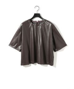 MIDIUMISOLID / ミディウミソリッド カットソー | MIDIUMISOLID for Ladies シンセティックレザートップス