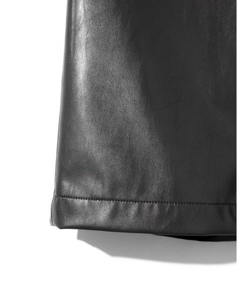 MIDIUMISOLID / ミディウミソリッド カットソー | MIDIUMISOLID for Ladies シンセティックレザートップス | 詳細14