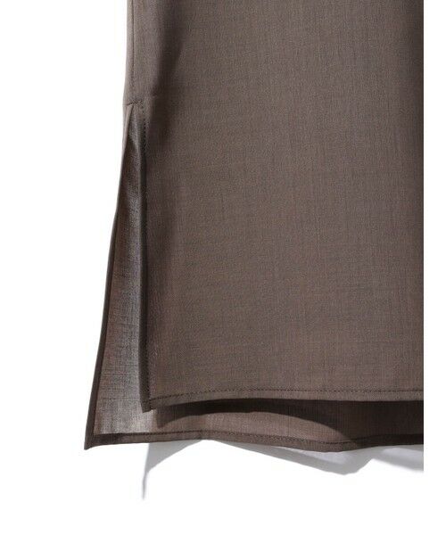 MIDIUMISOLID / ミディウミソリッド シャツ・ブラウス | MIDIUMISOLID for Ladies フレアスリーブシアーシャツ | 詳細14