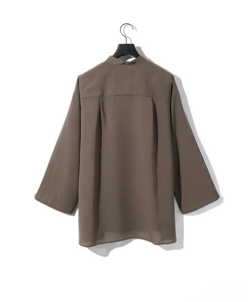 MIDIUMISOLID / ミディウミソリッド シャツ・ブラウス | MIDIUMISOLID for Ladies フレアスリーブシアーシャツ | 詳細16