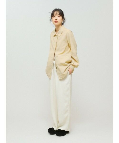 MIDIUMISOLID / ミディウミソリッド シャツ・ブラウス | MIDIUMISOLID for Ladies ダックロングシャツ | 詳細17