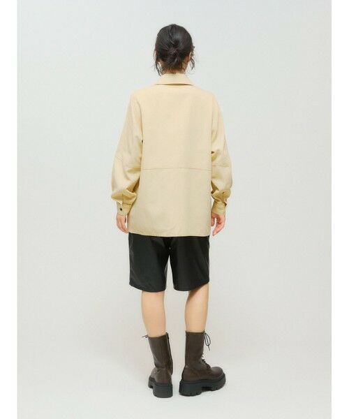 MIDIUMISOLID / ミディウミソリッド シャツ・ブラウス | MIDIUMISOLID for Ladies ダックロングシャツ | 詳細15