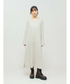 MIDIUMISOLID / ミディウミソリッド ロング・マキシ丈ワンピース | MIDIUMISOLID for Ladies ワッフルワンピース