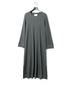 MIDIUMISOLID / ミディウミソリッド ロング・マキシ丈ワンピース | MIDIUMISOLID for Ladies ワッフルワンピース