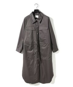 MIDIUMISOLID / ミディウミソリッド ロング・マキシ丈ワンピース | MIDIUMISOLID for Ladies ワークシャツワンピース