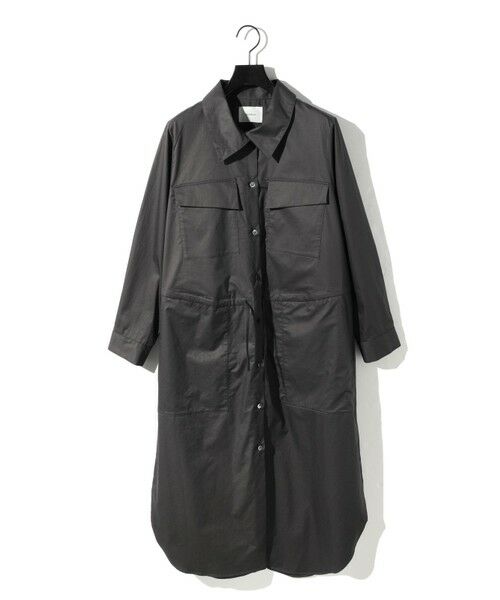 MIDIUMISOLID / ミディウミソリッド ロング・マキシ丈ワンピース | MIDIUMISOLID for Ladies ワークシャツワンピース | 詳細2