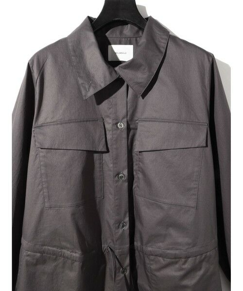 MIDIUMISOLID / ミディウミソリッド ロング・マキシ丈ワンピース | MIDIUMISOLID for Ladies ワークシャツワンピース | 詳細4