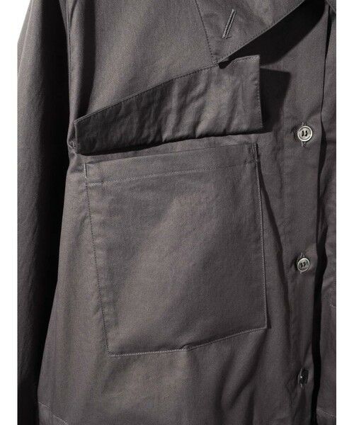 MIDIUMISOLID / ミディウミソリッド ロング・マキシ丈ワンピース | MIDIUMISOLID for Ladies ワークシャツワンピース | 詳細7