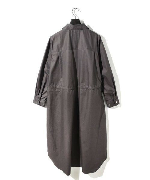 MIDIUMISOLID / ミディウミソリッド ロング・マキシ丈ワンピース | MIDIUMISOLID for Ladies ワークシャツワンピース | 詳細10