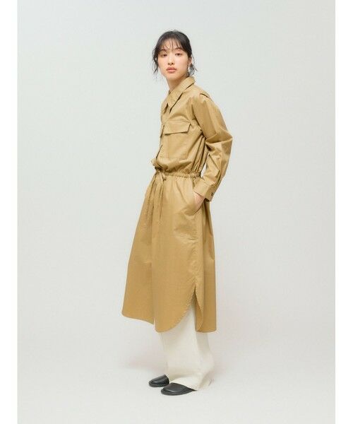 MIDIUMISOLID / ミディウミソリッド ロング・マキシ丈ワンピース | MIDIUMISOLID for Ladies ワークシャツワンピース | 詳細20