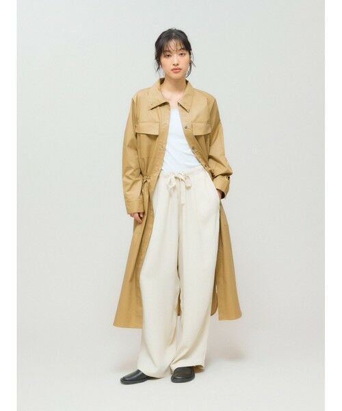 MIDIUMISOLID / ミディウミソリッド ロング・マキシ丈ワンピース | MIDIUMISOLID for Ladies ワークシャツワンピース | 詳細22