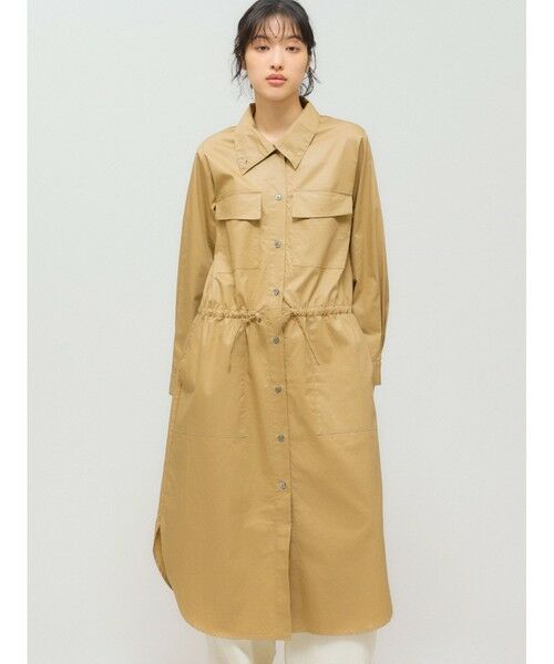 MIDIUMISOLID / ミディウミソリッド ロング・マキシ丈ワンピース | MIDIUMISOLID for Ladies ワークシャツワンピース | 詳細23