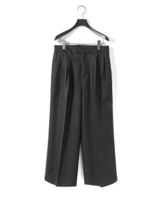 MIDIUMISOLID / ミディウミソリッド その他パンツ | MIDIUMISOLID Men’s ウールサージスラックス