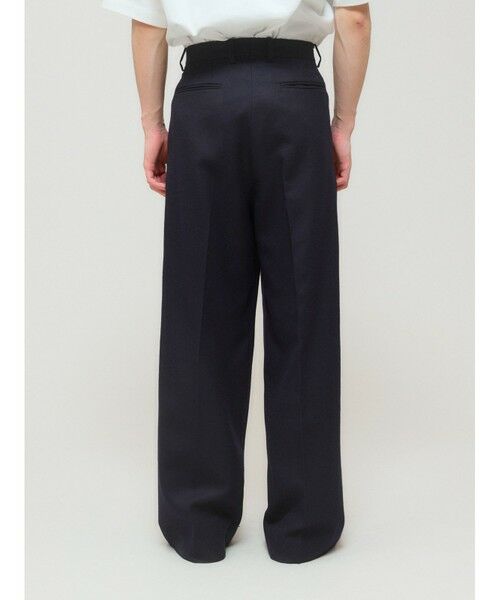 MIDIUMISOLID / ミディウミソリッド その他パンツ | MIDIUMISOLID Men’s ウールサージスラックス | 詳細9