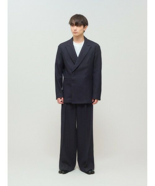 MIDIUMISOLID / ミディウミソリッド その他パンツ | MIDIUMISOLID Men’s ウールサージスラックス | 詳細11