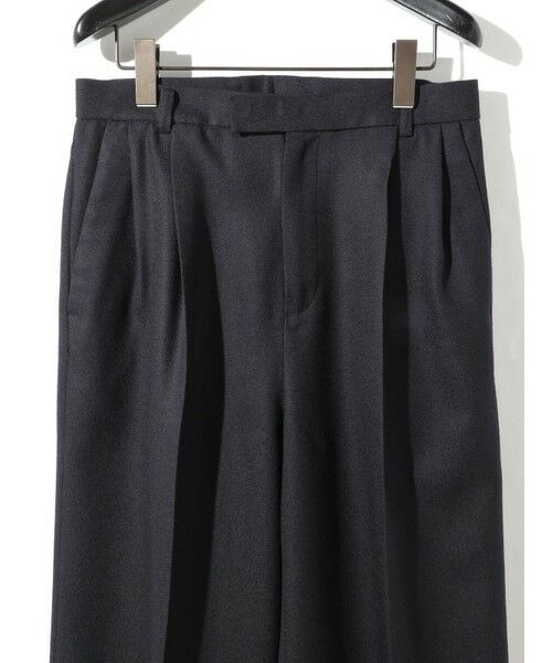 MIDIUMISOLID / ミディウミソリッド その他パンツ | MIDIUMISOLID Men’s ウールサージスラックス | 詳細14