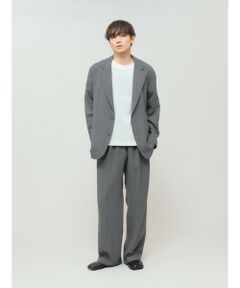 MIDIUMISOLID / ミディウミソリッド その他パンツ | MIDIUMISOLID Men’s タックストレートスラックス