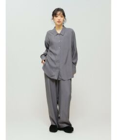 MIDIUMISOLID / ミディウミソリッド その他パンツ | MIDIUMISOLID for Ladies リラックスキュプラパンツ