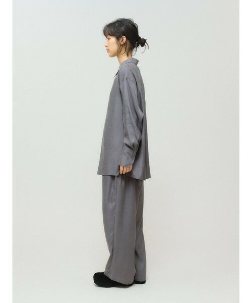 MIDIUMISOLID / ミディウミソリッド その他パンツ | MIDIUMISOLID for Ladies リラックスキュプラパンツ | 詳細6