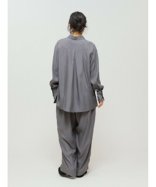 MIDIUMISOLID / ミディウミソリッド その他パンツ | MIDIUMISOLID for Ladies リラックスキュプラパンツ | 詳細7