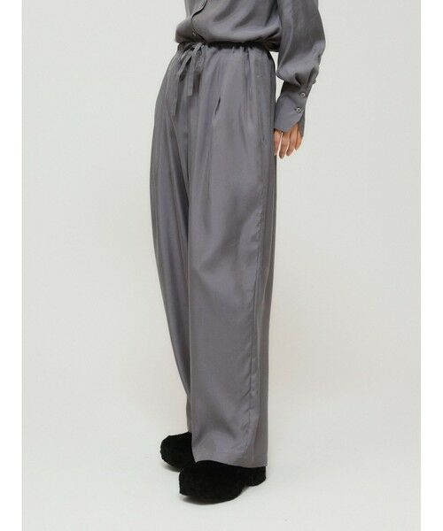 MIDIUMISOLID / ミディウミソリッド その他パンツ | MIDIUMISOLID for Ladies リラックスキュプラパンツ | 詳細9