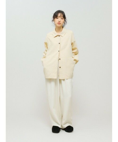 MIDIUMISOLID / ミディウミソリッド その他パンツ | MIDIUMISOLID for Ladies リラックスジャカードパンツ | 詳細12