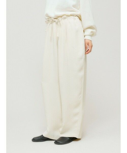 MIDIUMISOLID / ミディウミソリッド その他パンツ | MIDIUMISOLID for Ladies リラックスジャカードパンツ | 詳細7