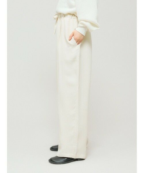 MIDIUMISOLID / ミディウミソリッド その他パンツ | MIDIUMISOLID for Ladies リラックスジャカードパンツ | 詳細8