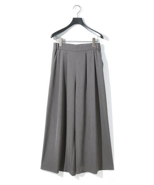 MIDIUMISOLID/ミディウミソリッド MIDIUMISOLID for Ladies ワイドコクーンパンツ グレー(color91) FREE MIDIUMISOLID/ミディウミソリッド MIDIUMISOLID for Ladies ワイドコクーンパンツ グレー(color91) FREE