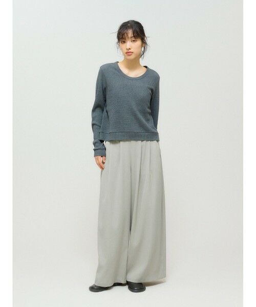 MIDIUMISOLID / ミディウミソリッド その他パンツ | MIDIUMISOLID for Ladies ワイドコクーンパンツ | 詳細19