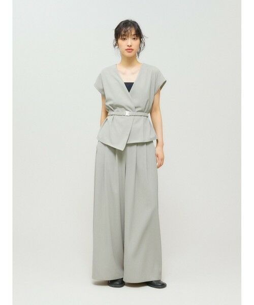 MIDIUMISOLID / ミディウミソリッド その他パンツ | MIDIUMISOLID for Ladies ワイドコクーンパンツ | 詳細10