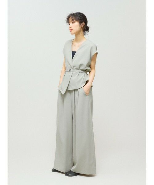 MIDIUMISOLID / ミディウミソリッド その他パンツ | MIDIUMISOLID for Ladies ワイドコクーンパンツ | 詳細11