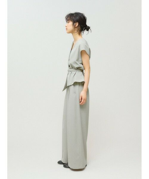 MIDIUMISOLID / ミディウミソリッド その他パンツ | MIDIUMISOLID for Ladies ワイドコクーンパンツ | 詳細12