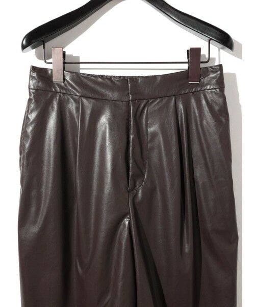 MIDIUMISOLID / ミディウミソリッド その他パンツ | MIDIUMISOLID for Ladies シンセティックレザーショートパンツ | 詳細2