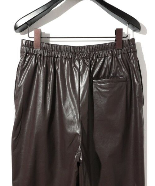 MIDIUMISOLID / ミディウミソリッド その他パンツ | MIDIUMISOLID for Ladies シンセティックレザーショートパンツ | 詳細7