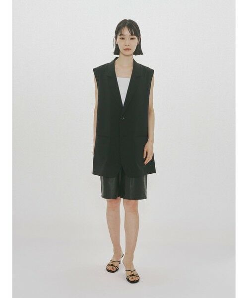 MIDIUMISOLID / ミディウミソリッド その他パンツ | MIDIUMISOLID for Ladies シンセティックレザーショートパンツ | 詳細22