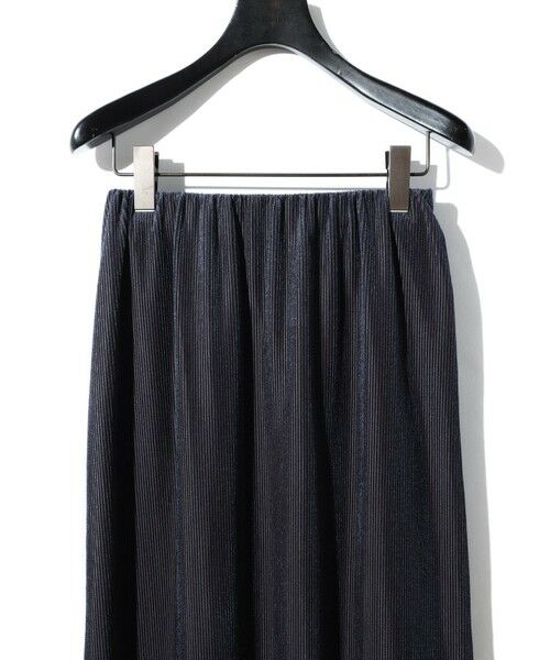 MIDIUMISOLID / ミディウミソリッド ミニ・ひざ丈スカート | MIDIUMISOLID for Ladies シアーベロアリブスカート | 詳細13