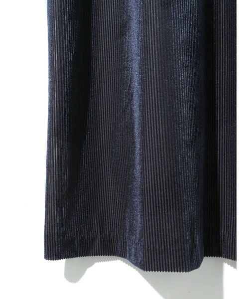 MIDIUMISOLID / ミディウミソリッド ミニ・ひざ丈スカート | MIDIUMISOLID for Ladies シアーベロアリブスカート | 詳細14