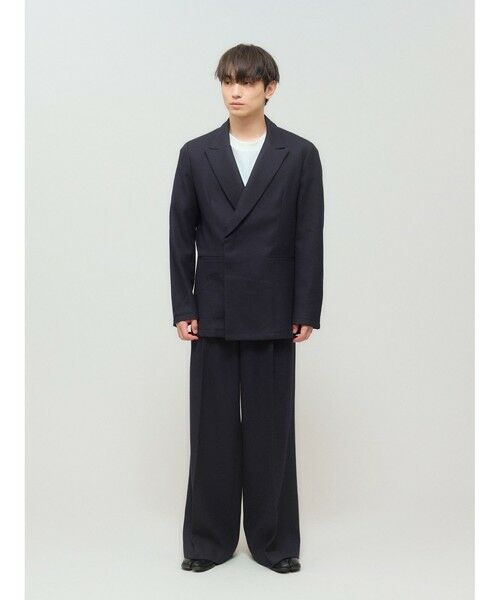 MIDIUMISOLID / ミディウミソリッド テーラードジャケット | MIDIUMISOLID Men’s ウールサージジャケット | 詳細6