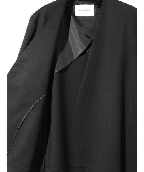 MIDIUMISOLID / ミディウミソリッド テーラードジャケット | MIDIUMISOLID for Ladies ノーカラージャケット | 詳細14