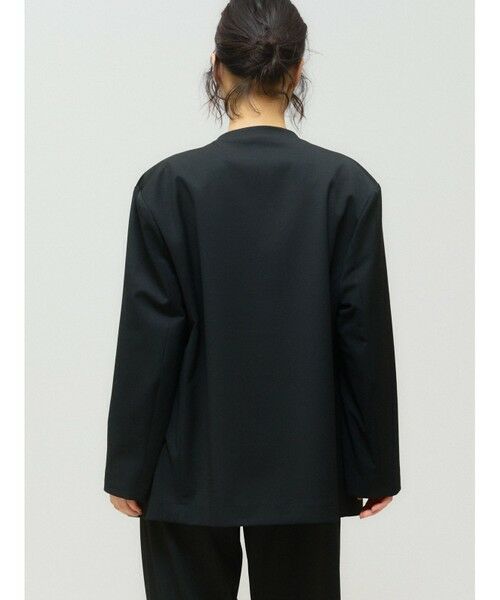 MIDIUMISOLID / ミディウミソリッド テーラードジャケット | MIDIUMISOLID for Ladies ノーカラージャケット | 詳細5