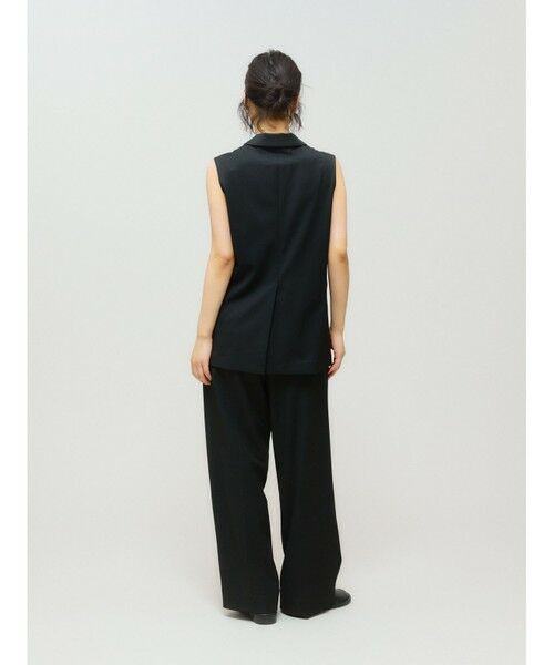 MIDIUMISOLID / ミディウミソリッド ベスト | MIDIUMISOLID for Ladies ウエストシェイプテーラードジレ | 詳細11