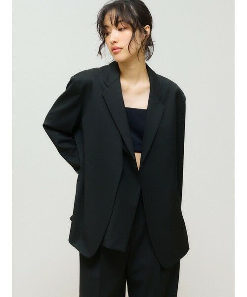 MIDIUMISOLID / ミディウミソリッド ベスト | MIDIUMISOLID for Ladies ウエストシェイプテーラードジレ | 詳細13