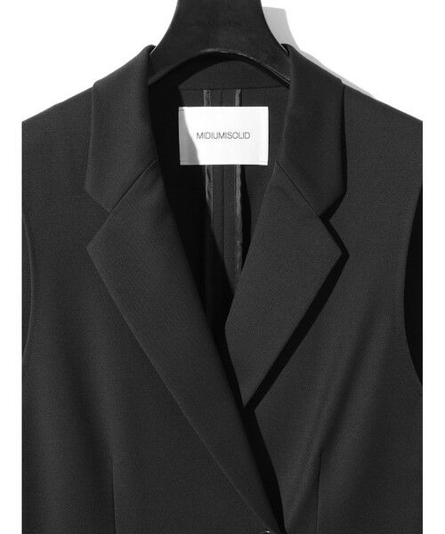 MIDIUMISOLID / ミディウミソリッド ベスト | MIDIUMISOLID for Ladies ウエストシェイプテーラードジレ | 詳細16
