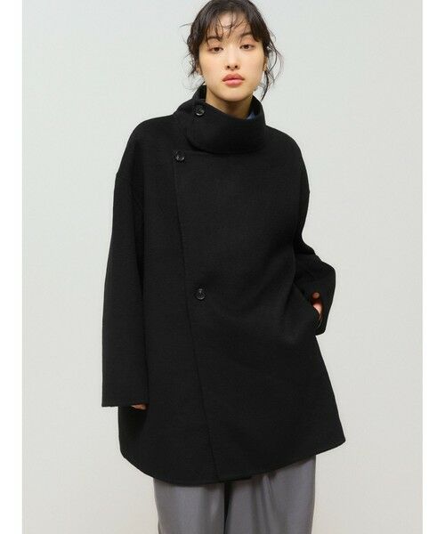 MIDIUMISOLID / ミディウミソリッド その他アウター | MIDIUMISOLID for Ladies スタンドリバーコート | 詳細6