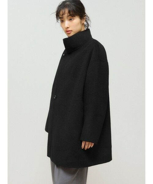 MIDIUMISOLID / ミディウミソリッド その他アウター | MIDIUMISOLID for Ladies スタンドリバーコート | 詳細7