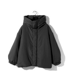 MIDIUMISOLID / ミディウミソリッド その他アウター | MIDIUMISOLID フード付きパディングブルゾン